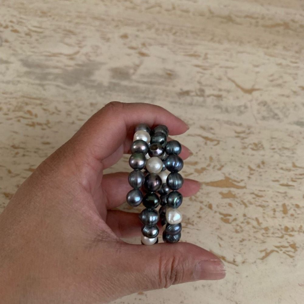 pearl wrap bracelet